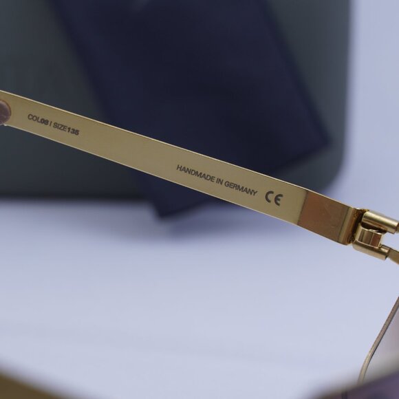 Mykita NO1 MAJA 006 Rectangle Sunglasses - Gold/Brown Gradient - Picture 6 of 8